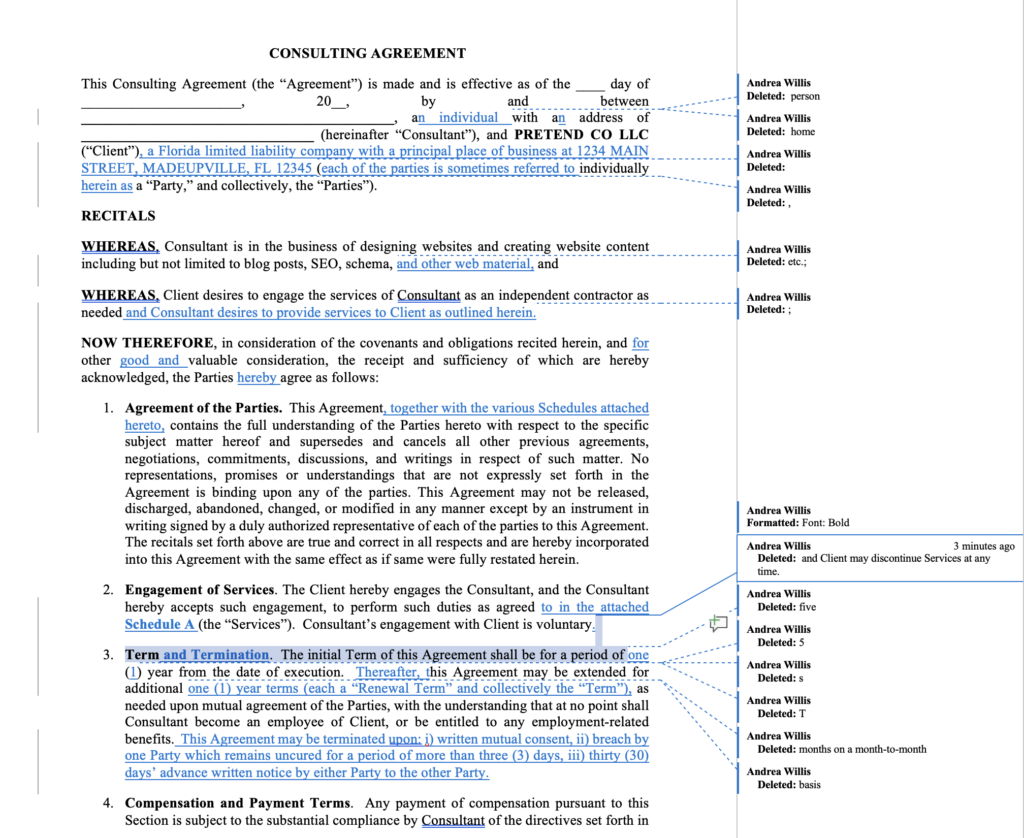 AI contract review lawyer FL